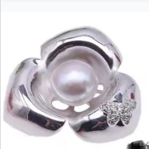 New Charming Real Natural Pearl Brooch